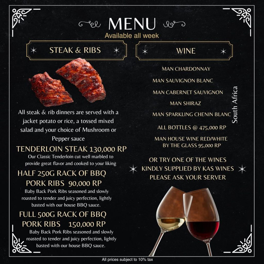 Steak & Ribs Menu square