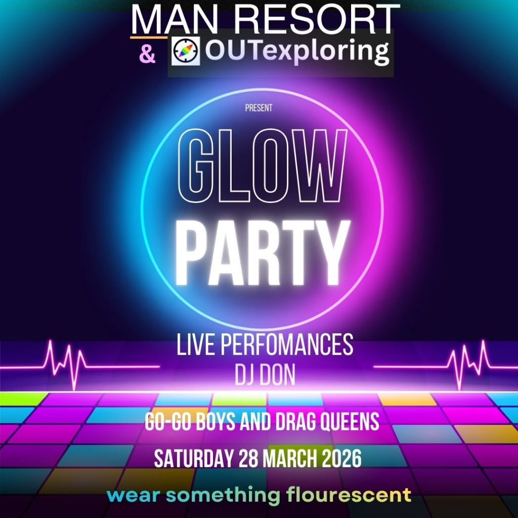 Blue and Pink Neon Night Party Event Poster (Facebook Video)-2
